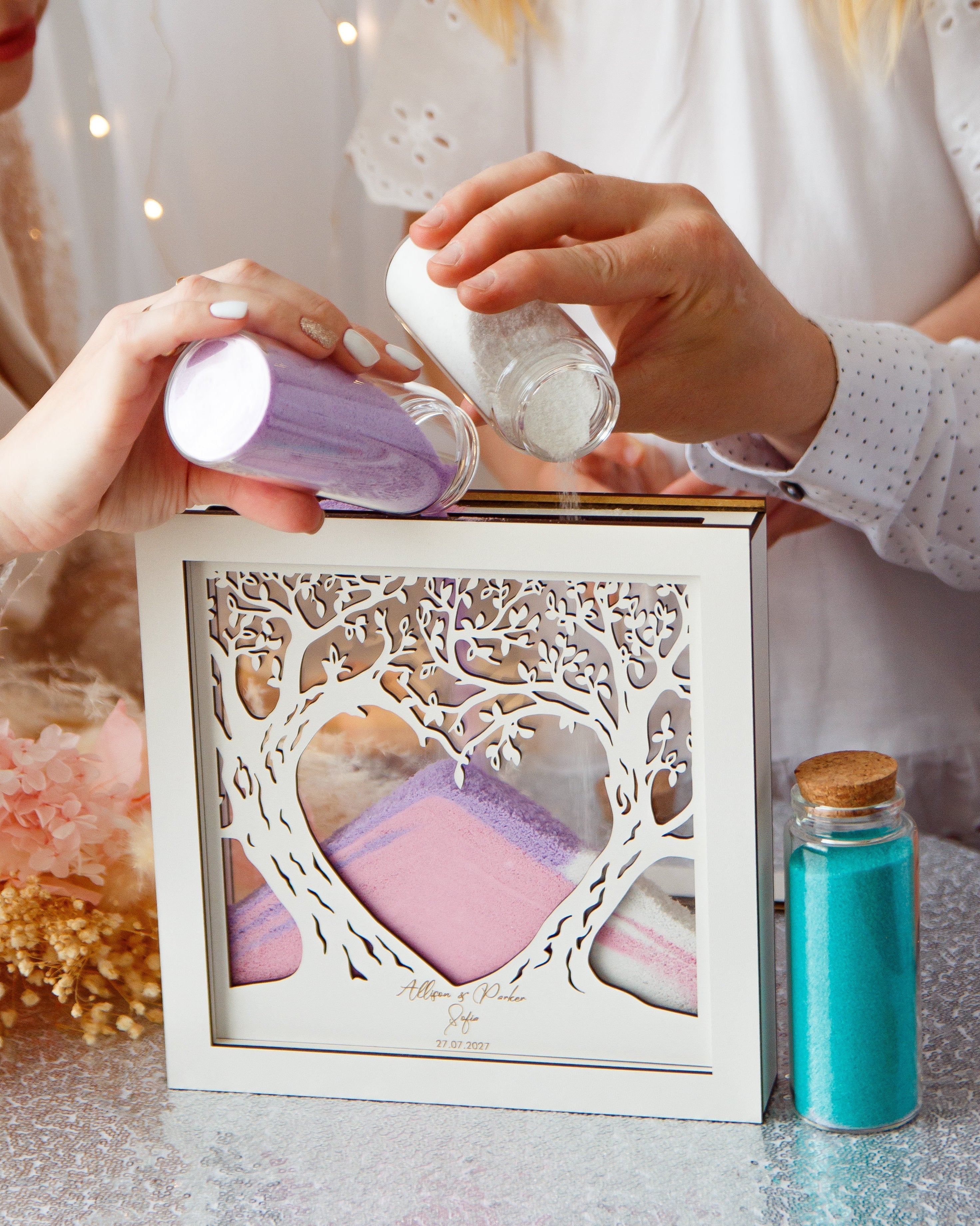10 Beautiful Ways to Display Your Unity Sand Ceremony Frame After the Wedding