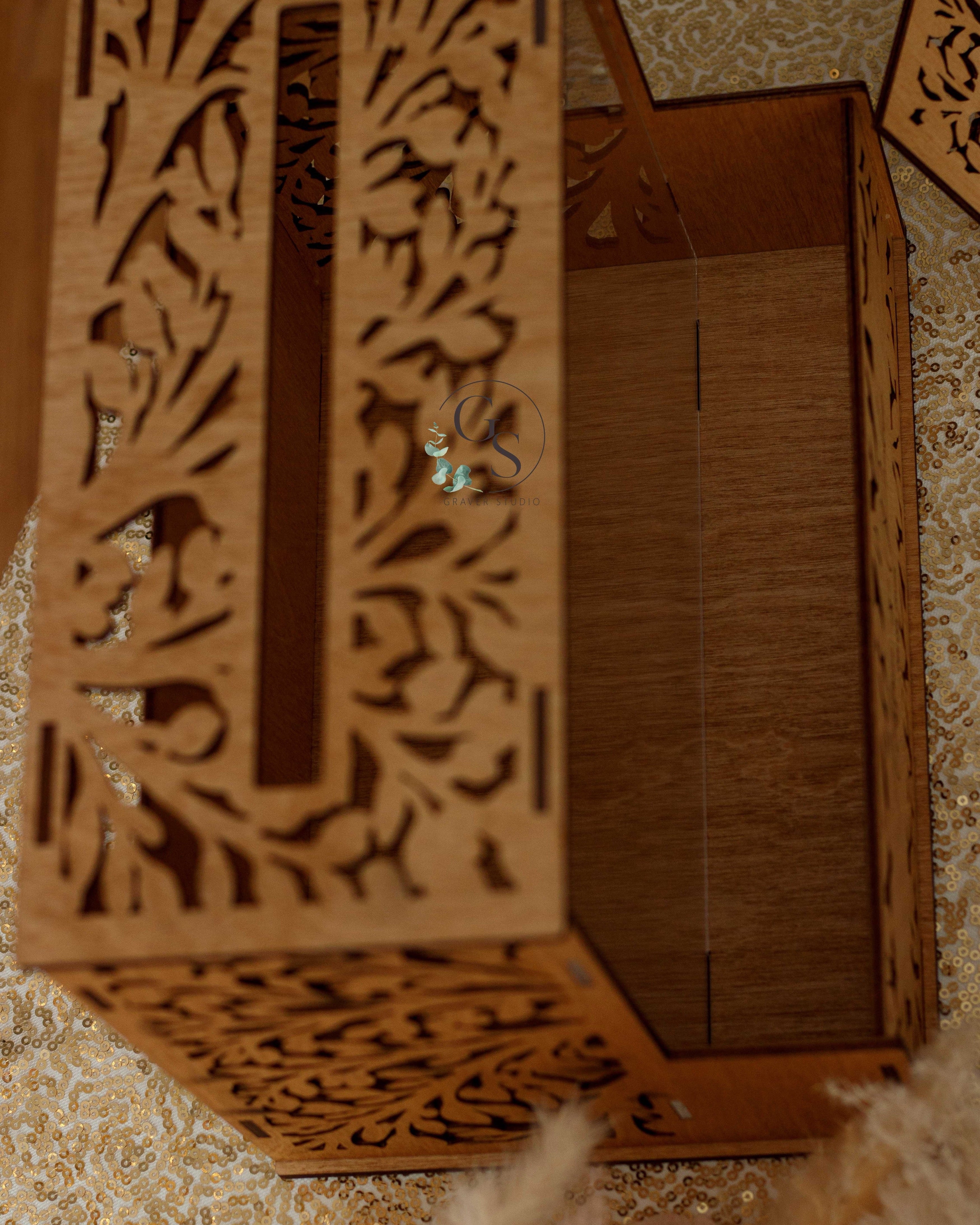 Personalized Wedding Card Box