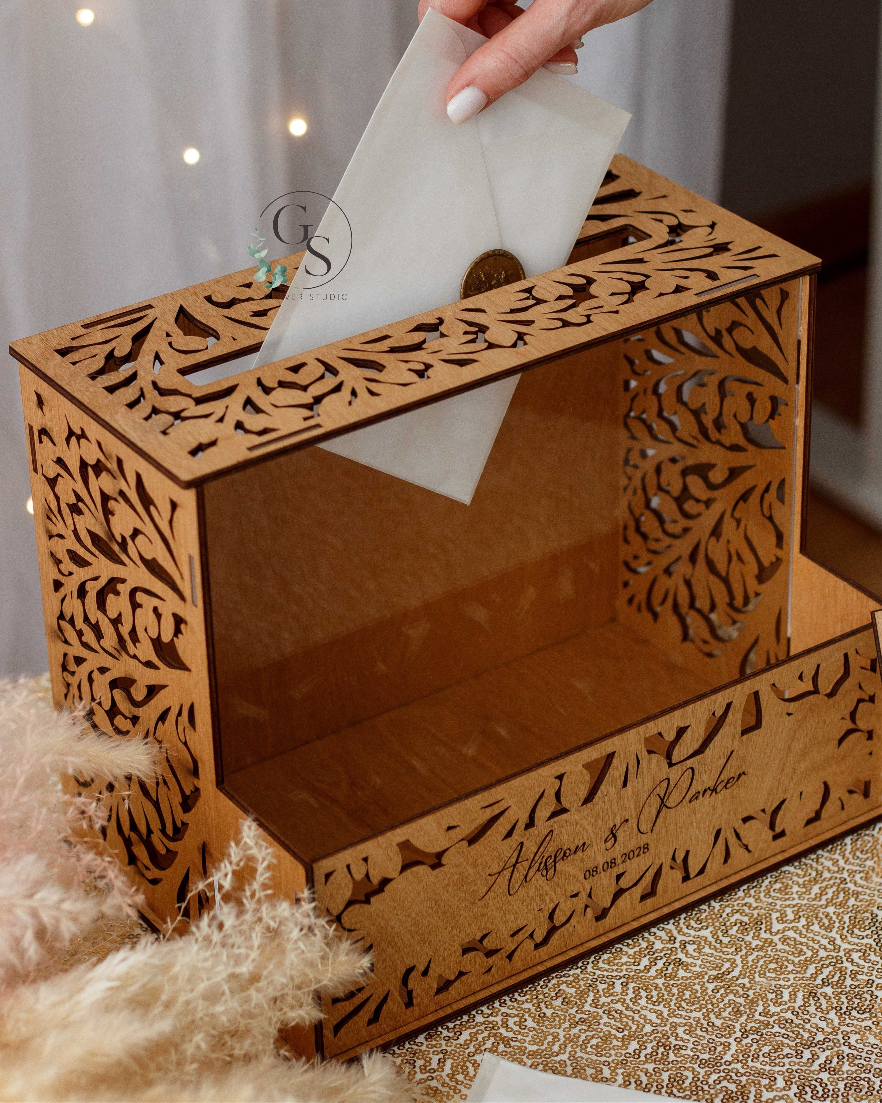 Personalized Wedding Card Box