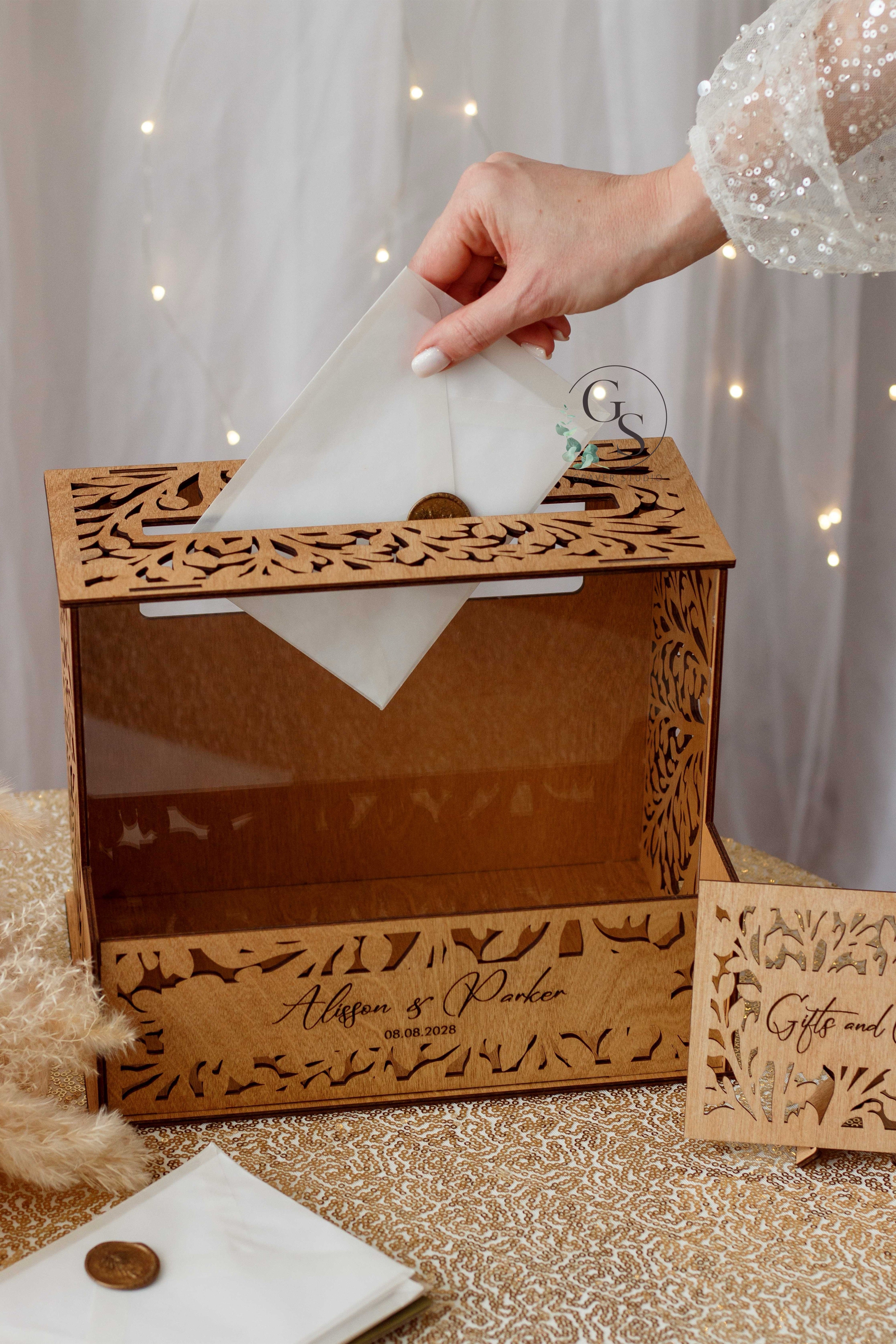 Personalized Wedding Card Box