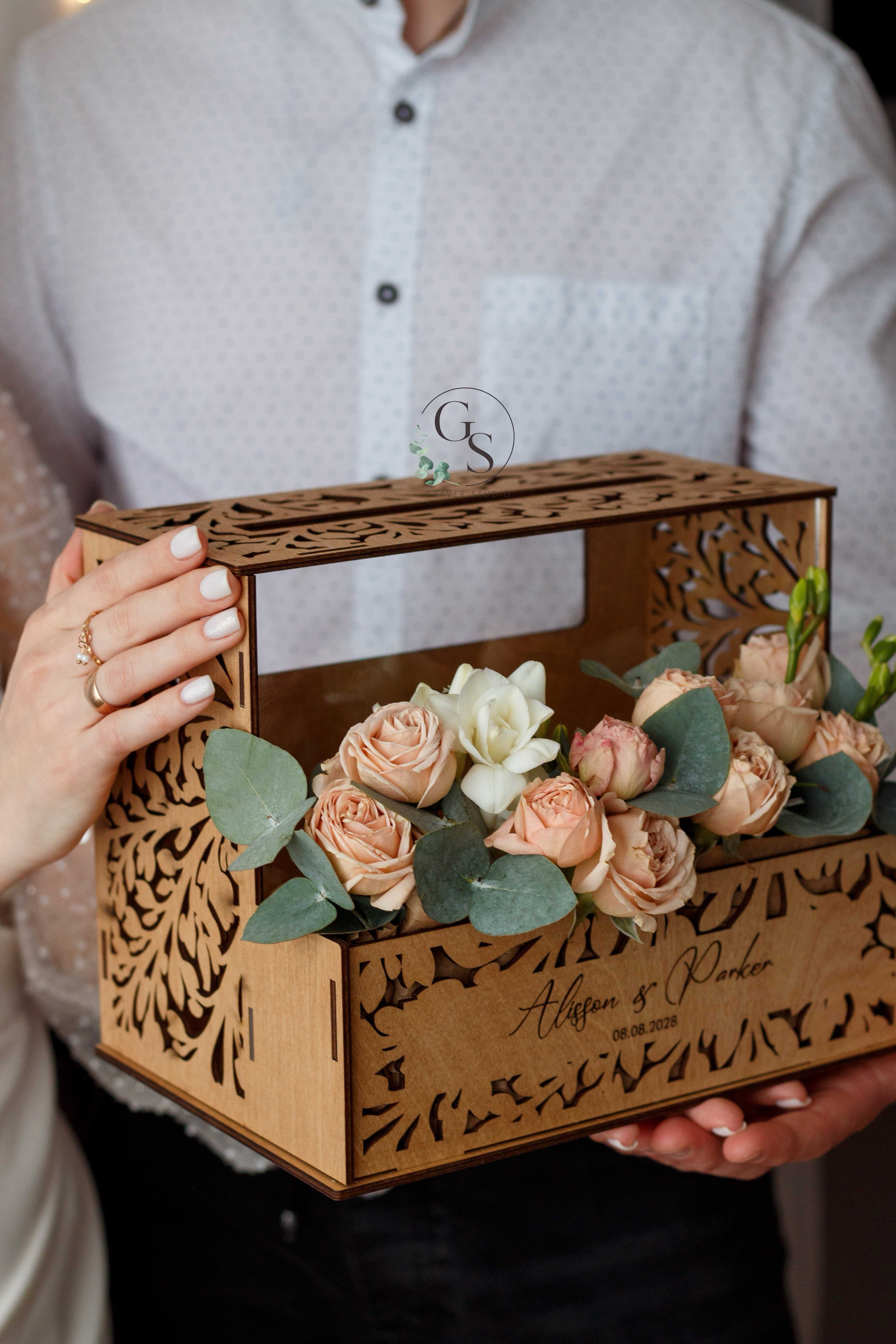 Personalized Wedding Card Box