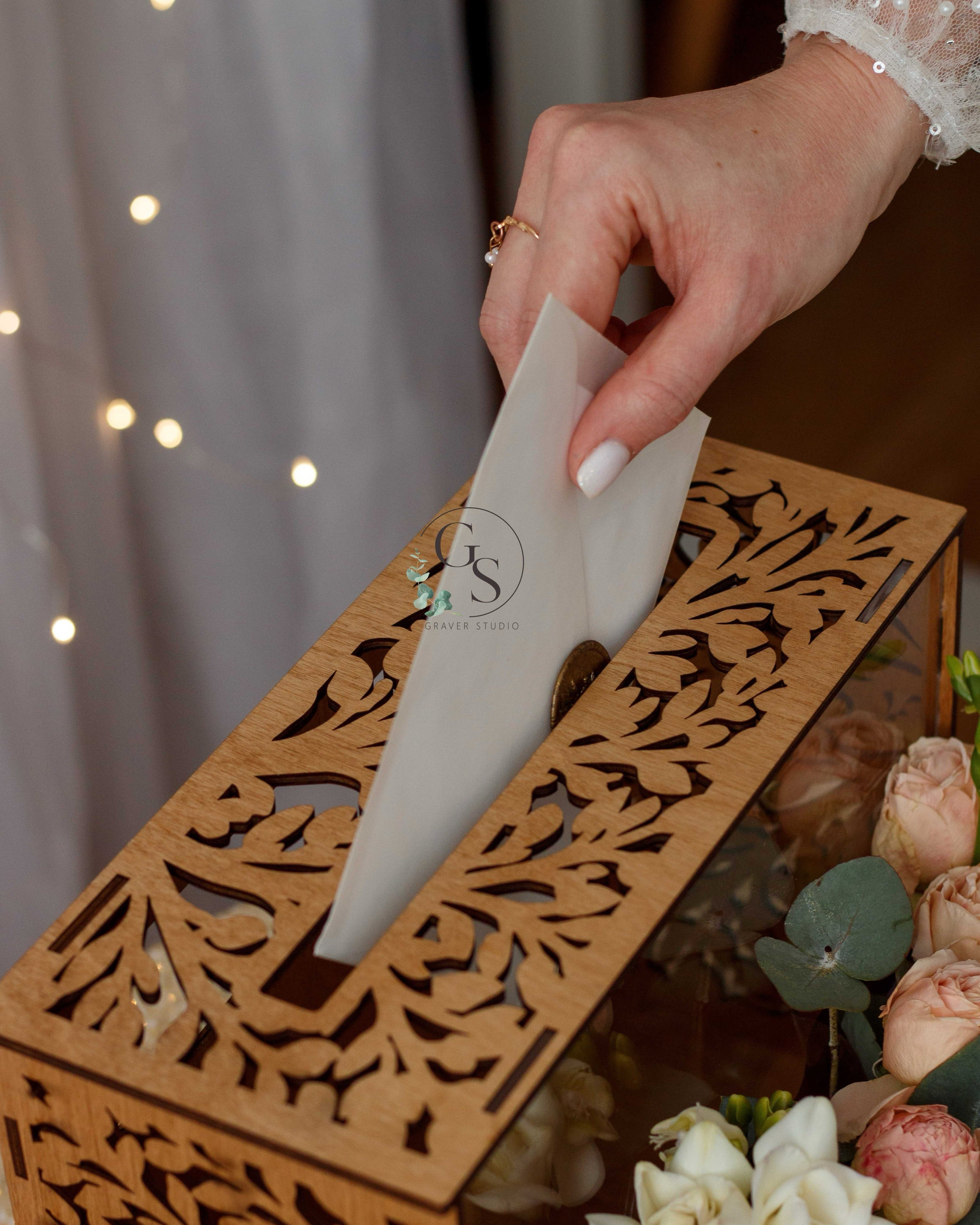 Personalized Wedding Card Box