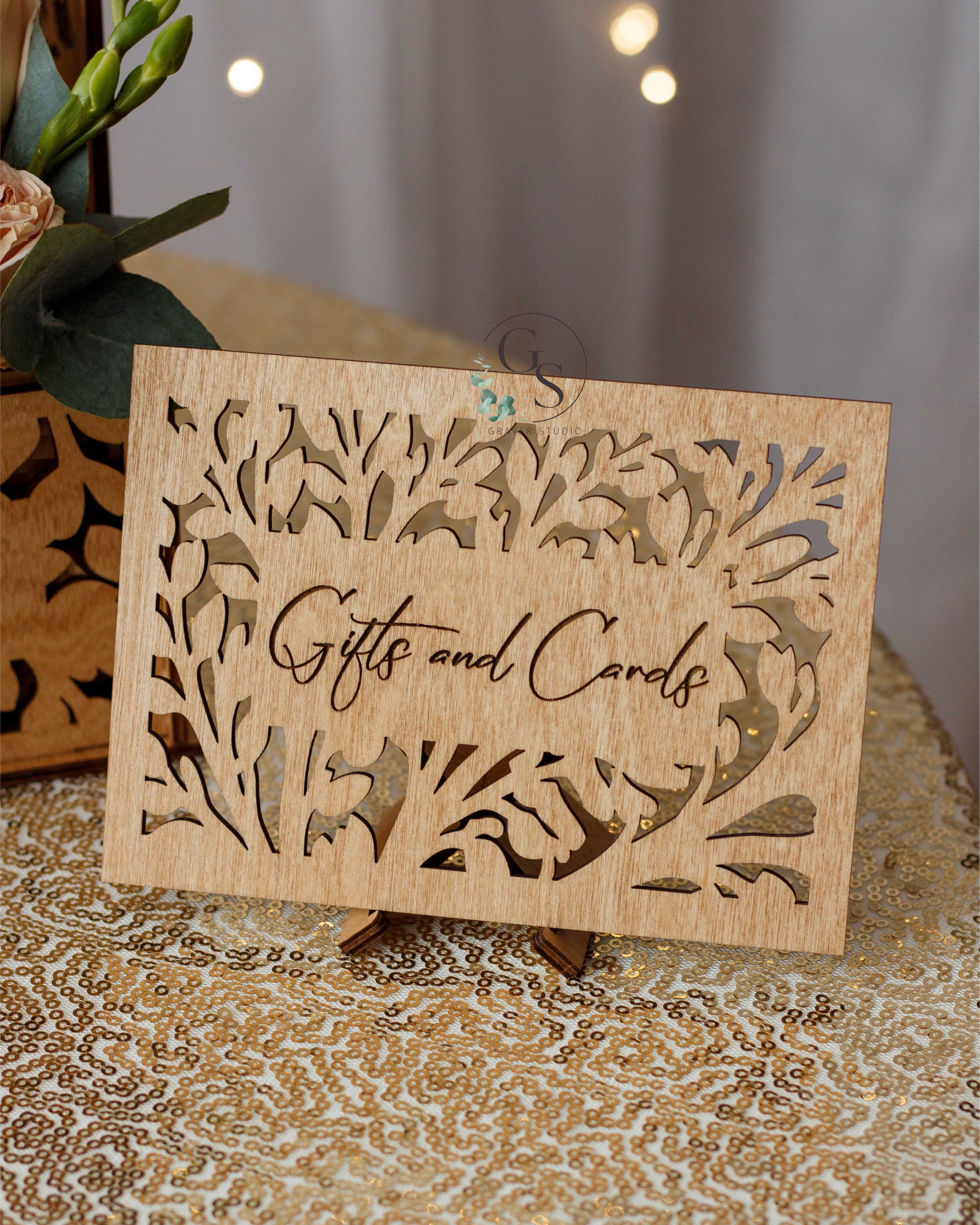 Personalized Wedding Card Box