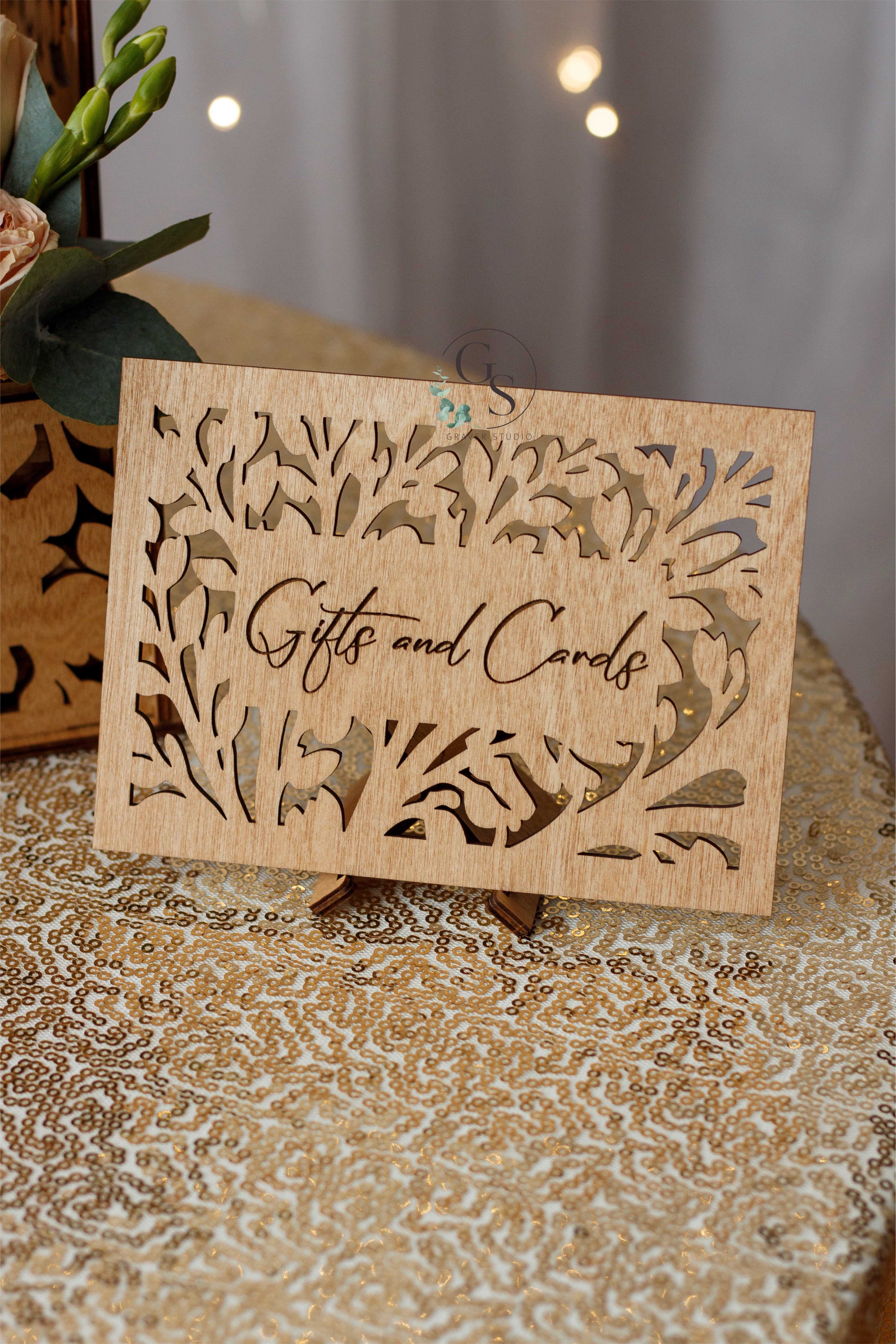 Personalized Wedding Card Box
