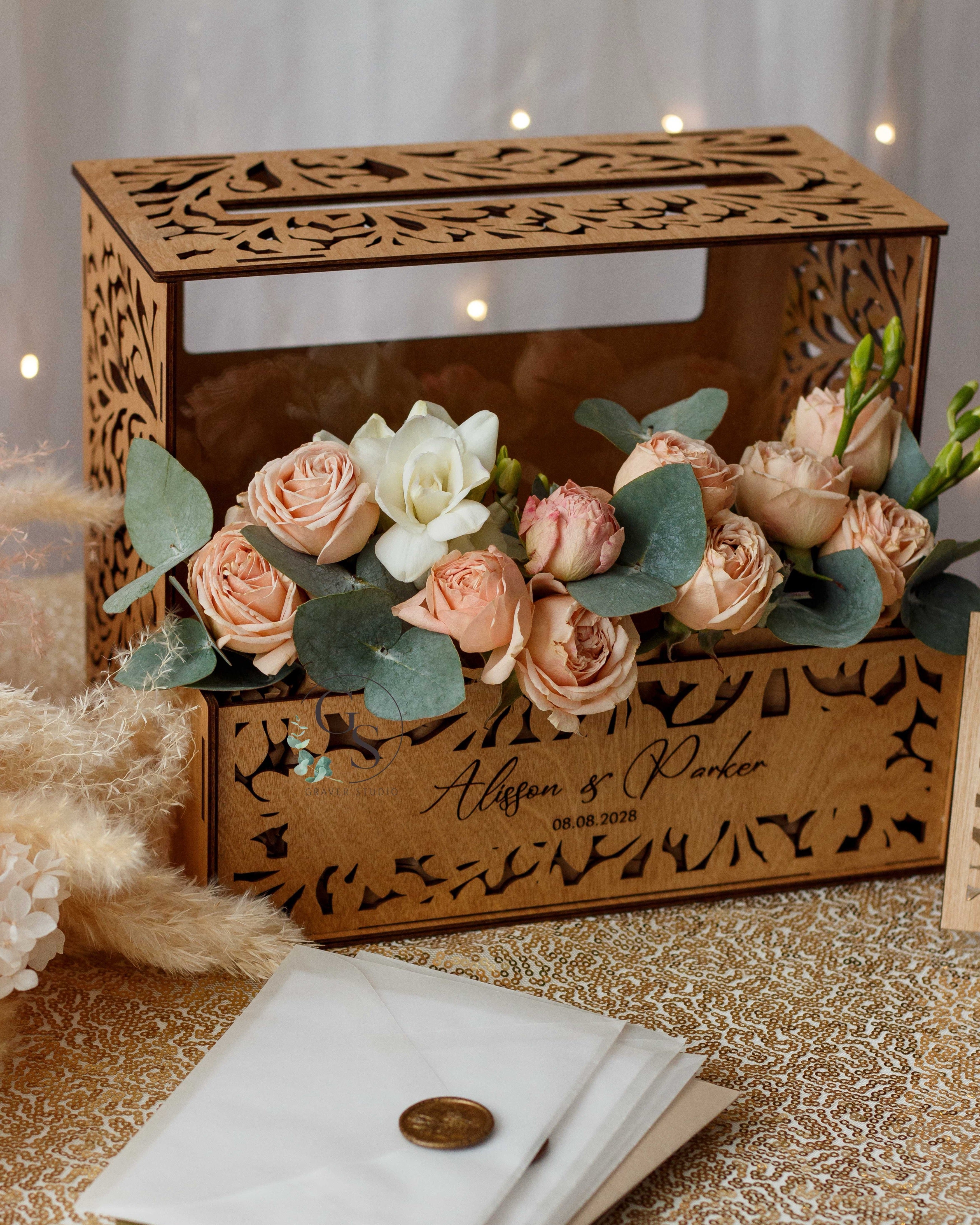 Personalized Wedding Card Box