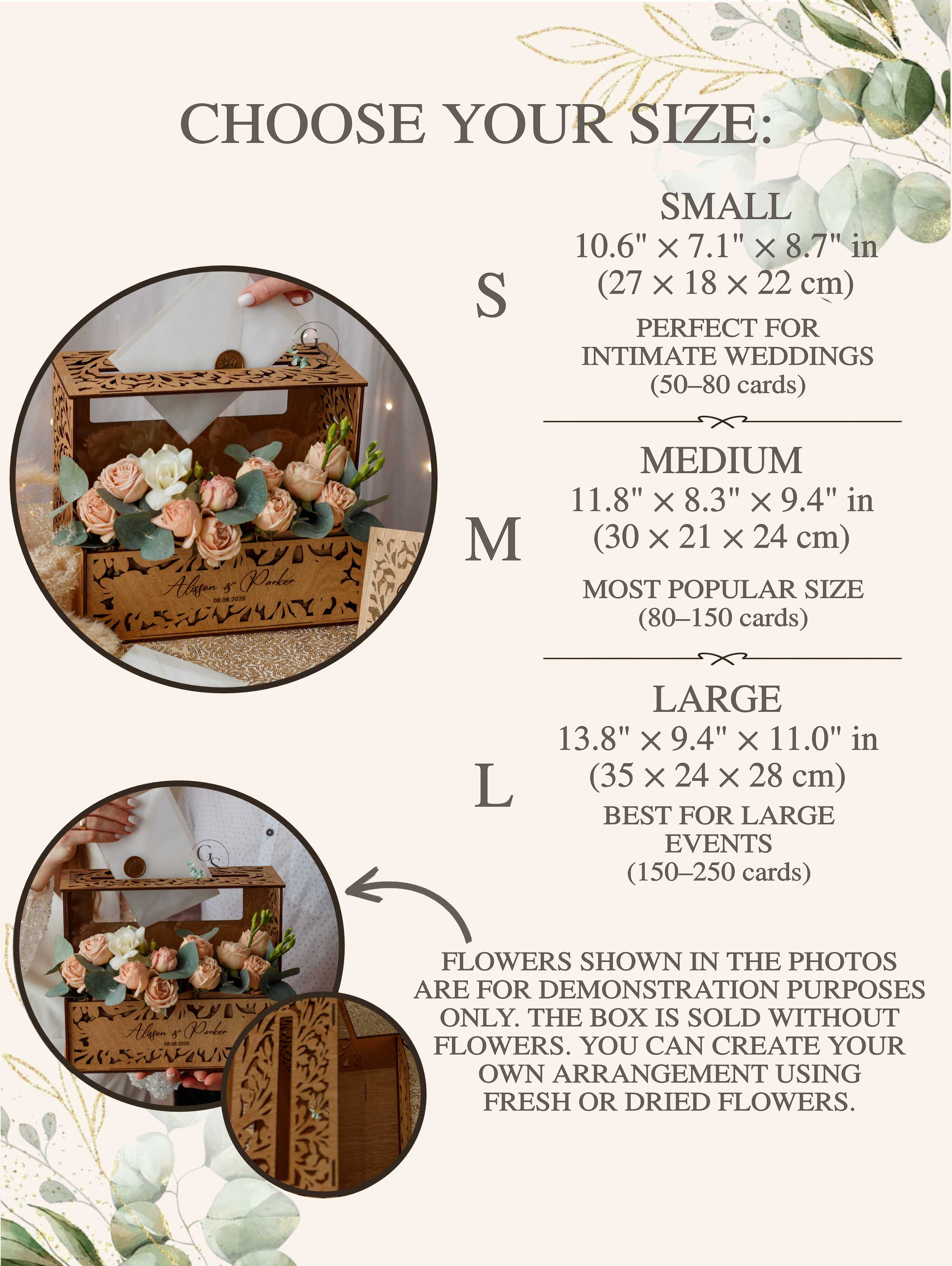 Personalized Wedding Card Box