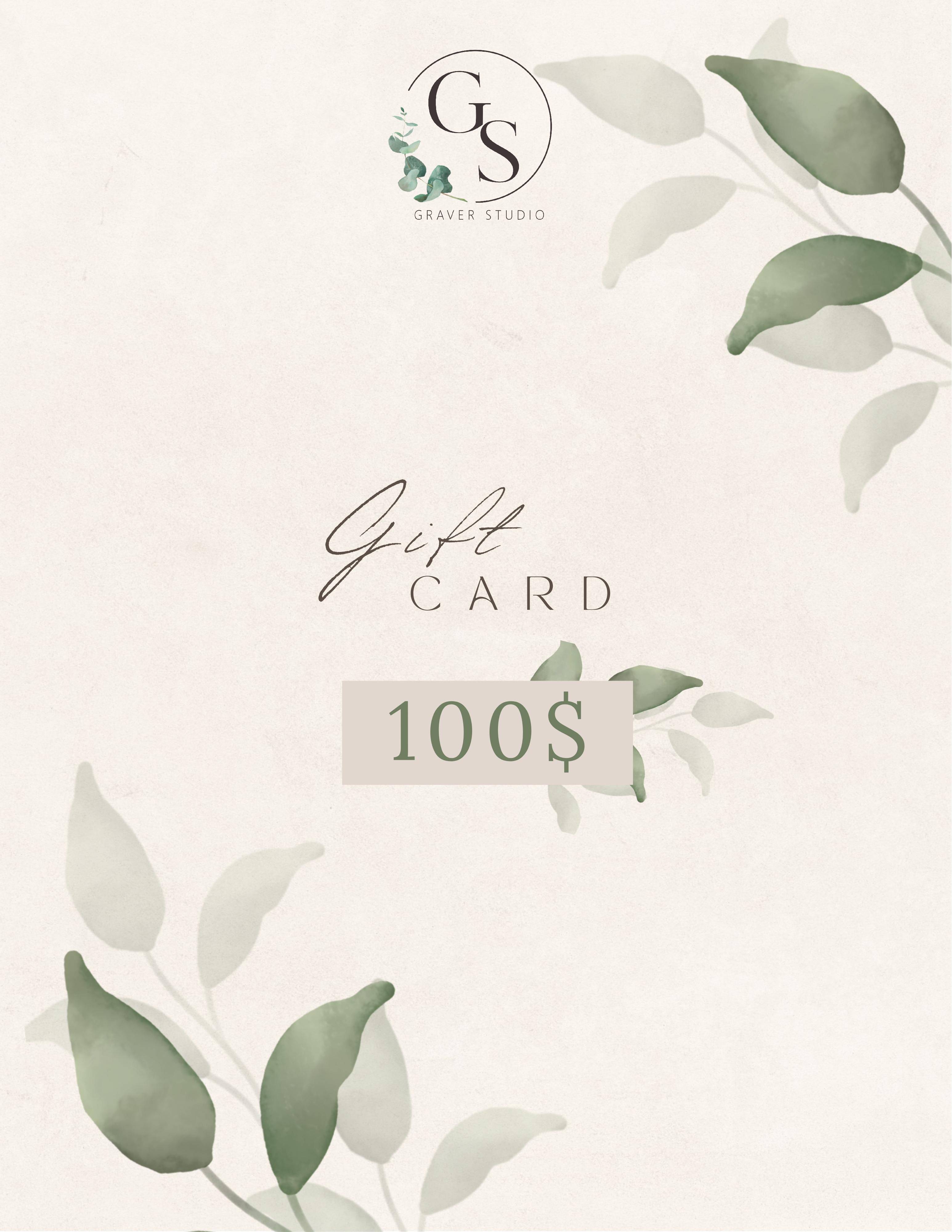 Graverstudio gift card