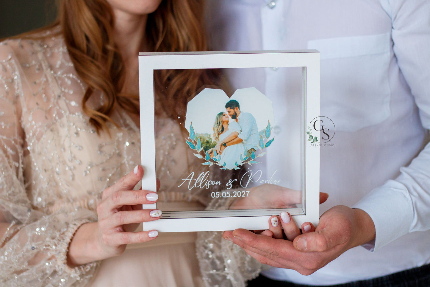 Wedding Sand Ceremony With Photo Print