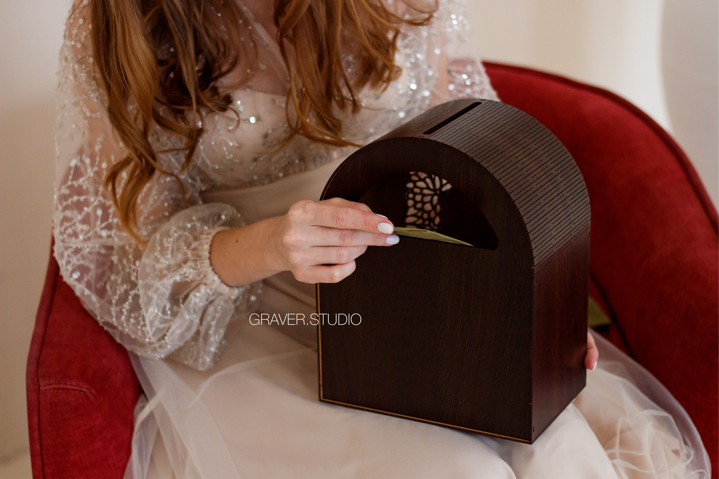 Wedding Envelope Box - Arched Design