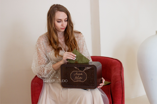 Rectangular Wedding Card Box