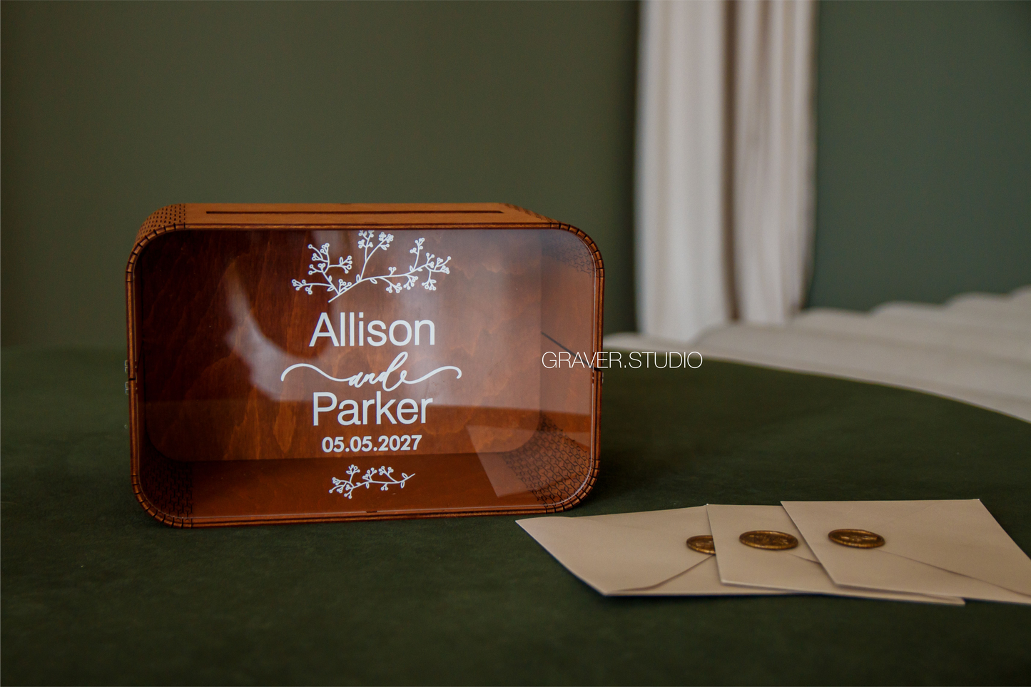 Rectangular Wedding Card Box