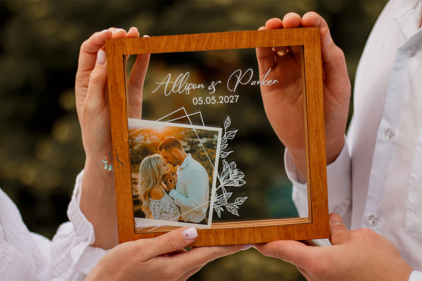Wedding Sand Ceremony With Photo Print