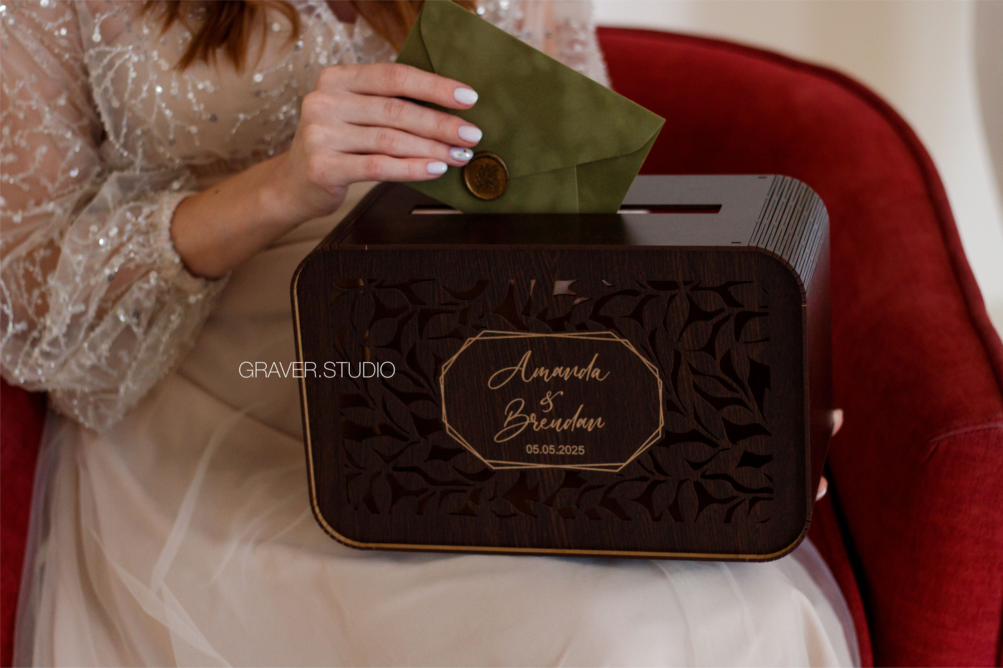 Rectangular Wedding Card Box