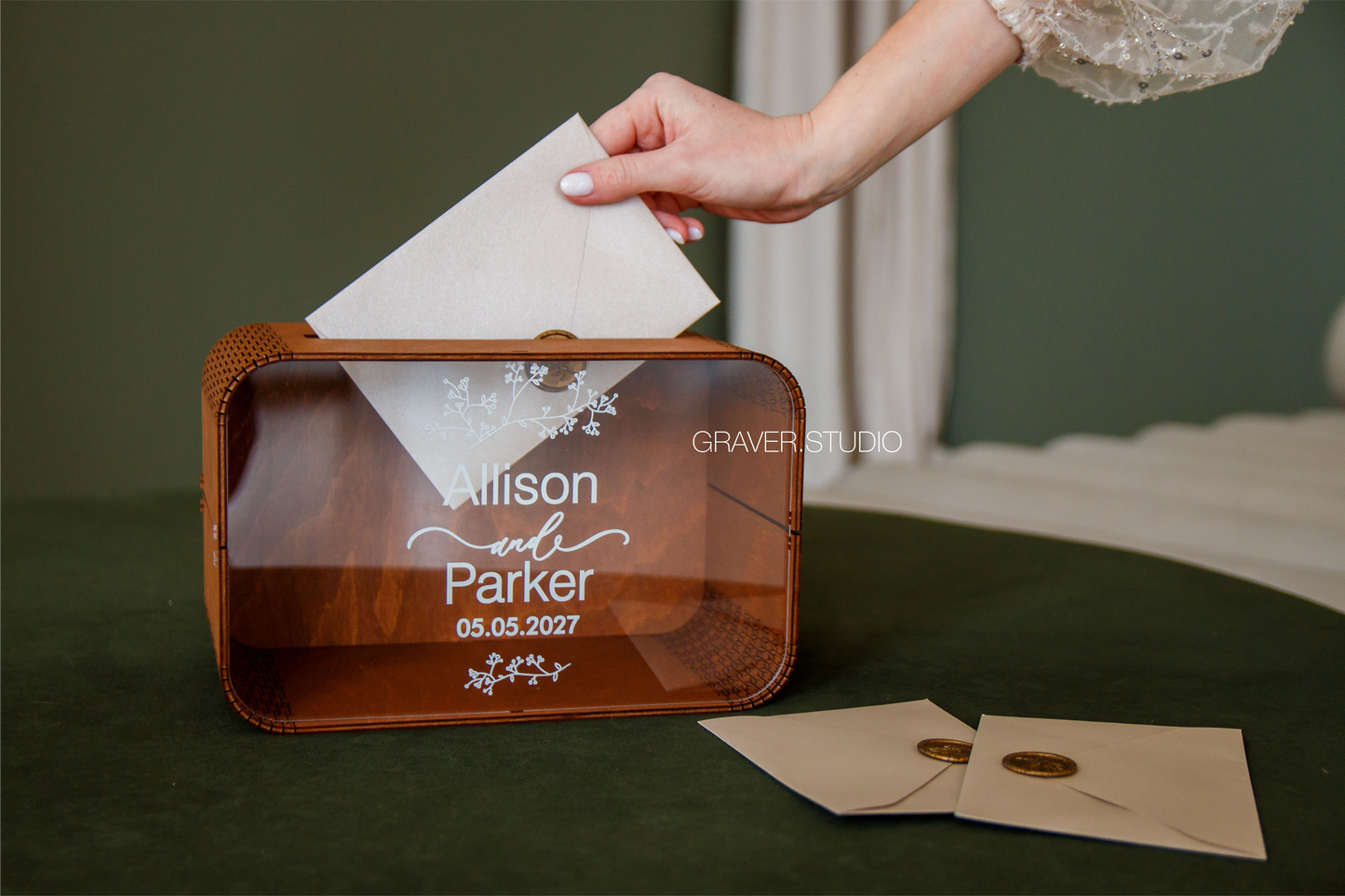 Rectangular Wedding Card Box