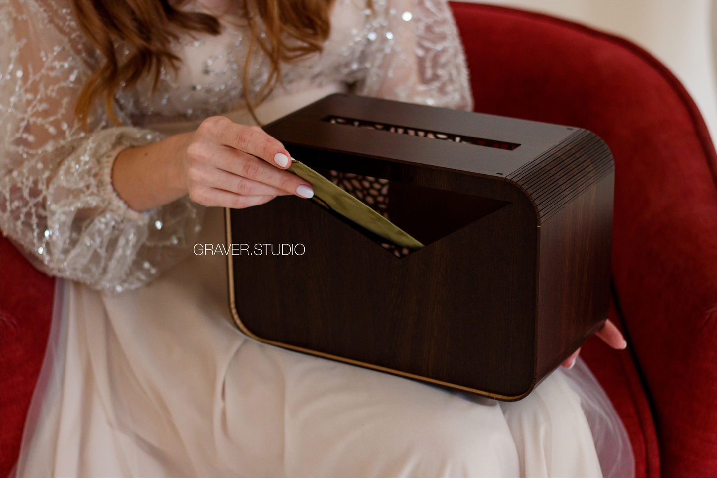 Rectangular Wedding Card Box