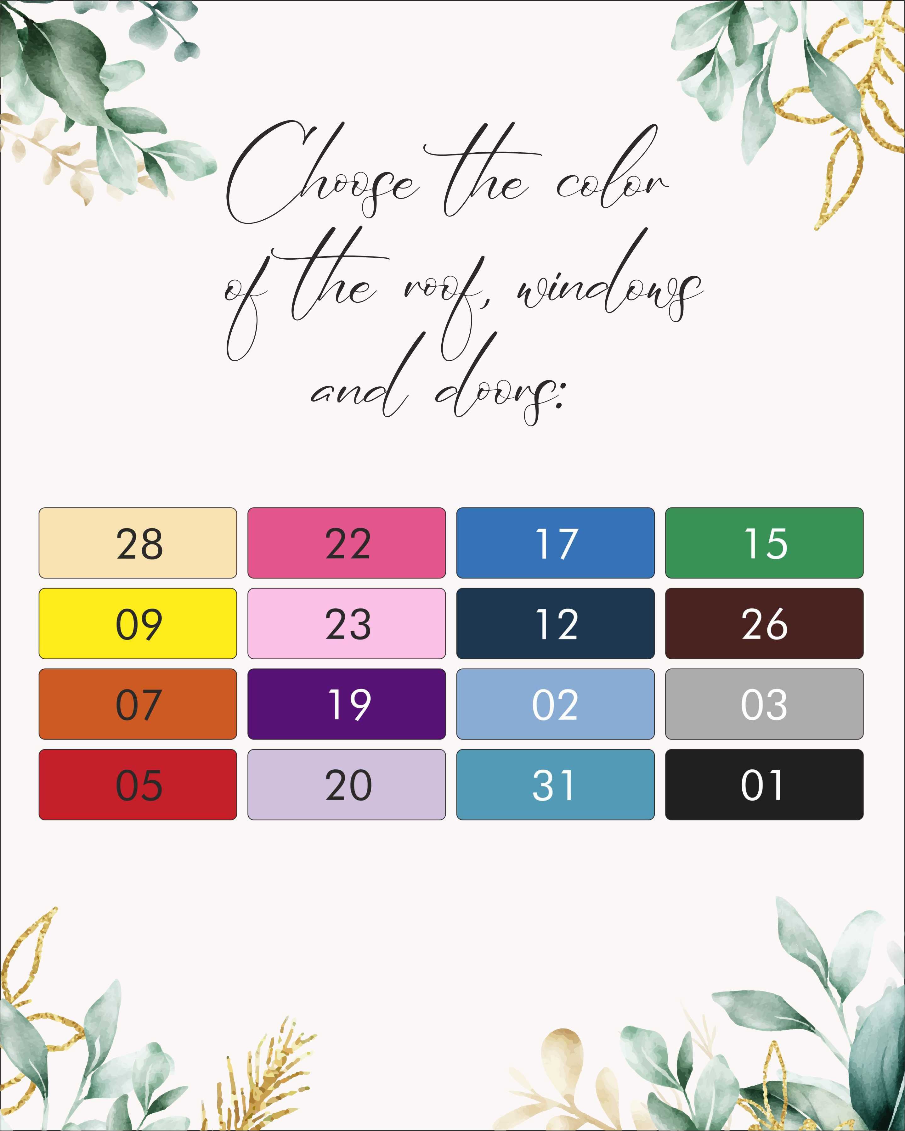 Personalized Wooden Wedding Card Box (House Shape)