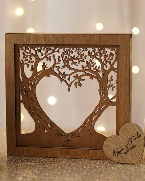 Wedding Sand Ceremony With Family Tree