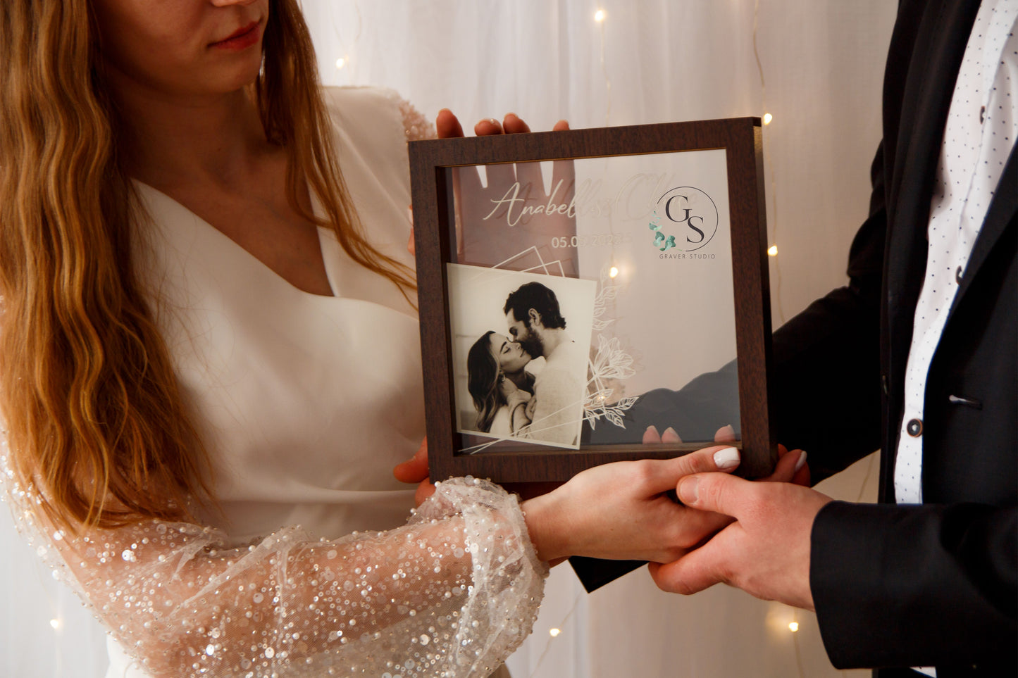 Wedding Sand Ceremony With Photo Print