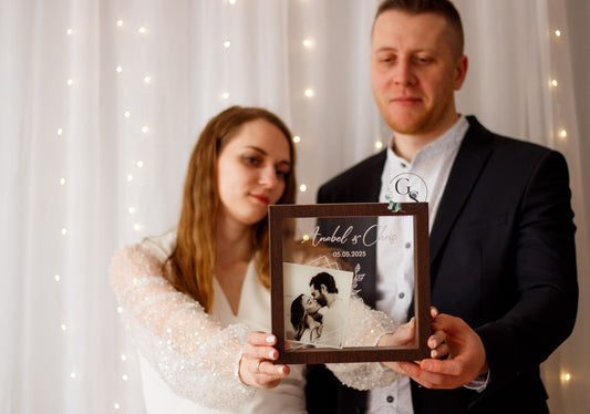 Wedding Sand Ceremony With Photo Print