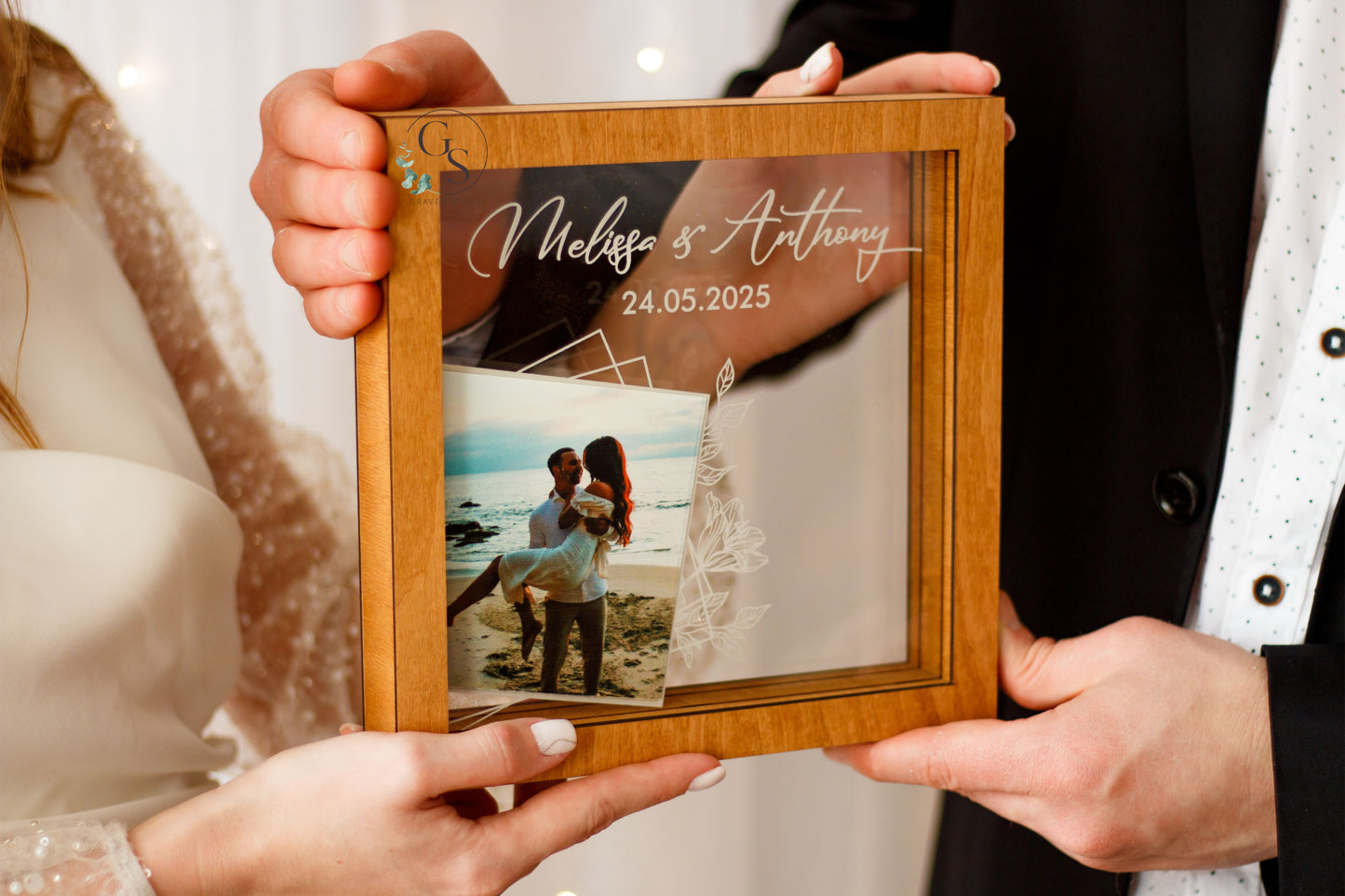 Wedding Sand Ceremony With Photo Print