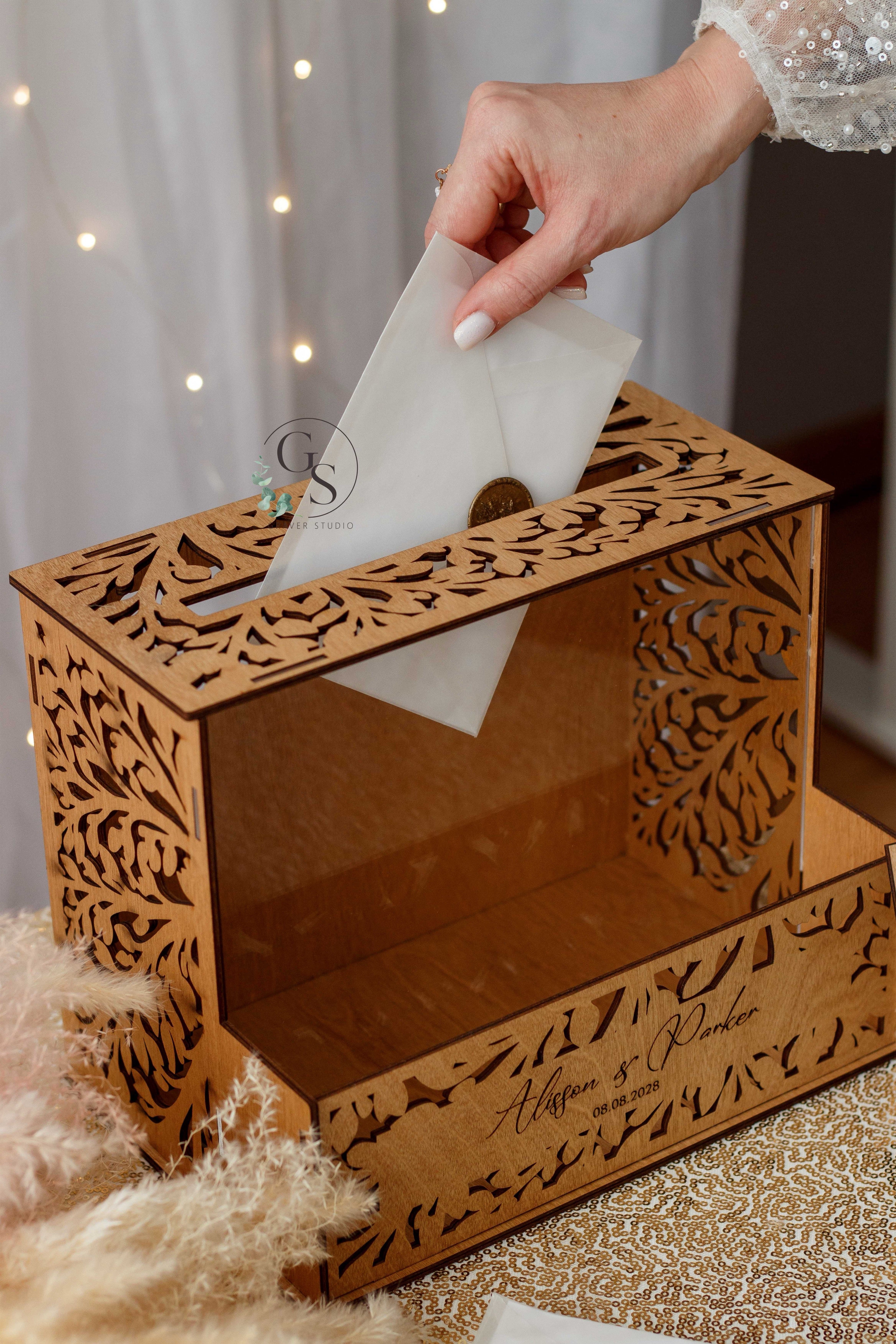 Personalized Wedding Card Box