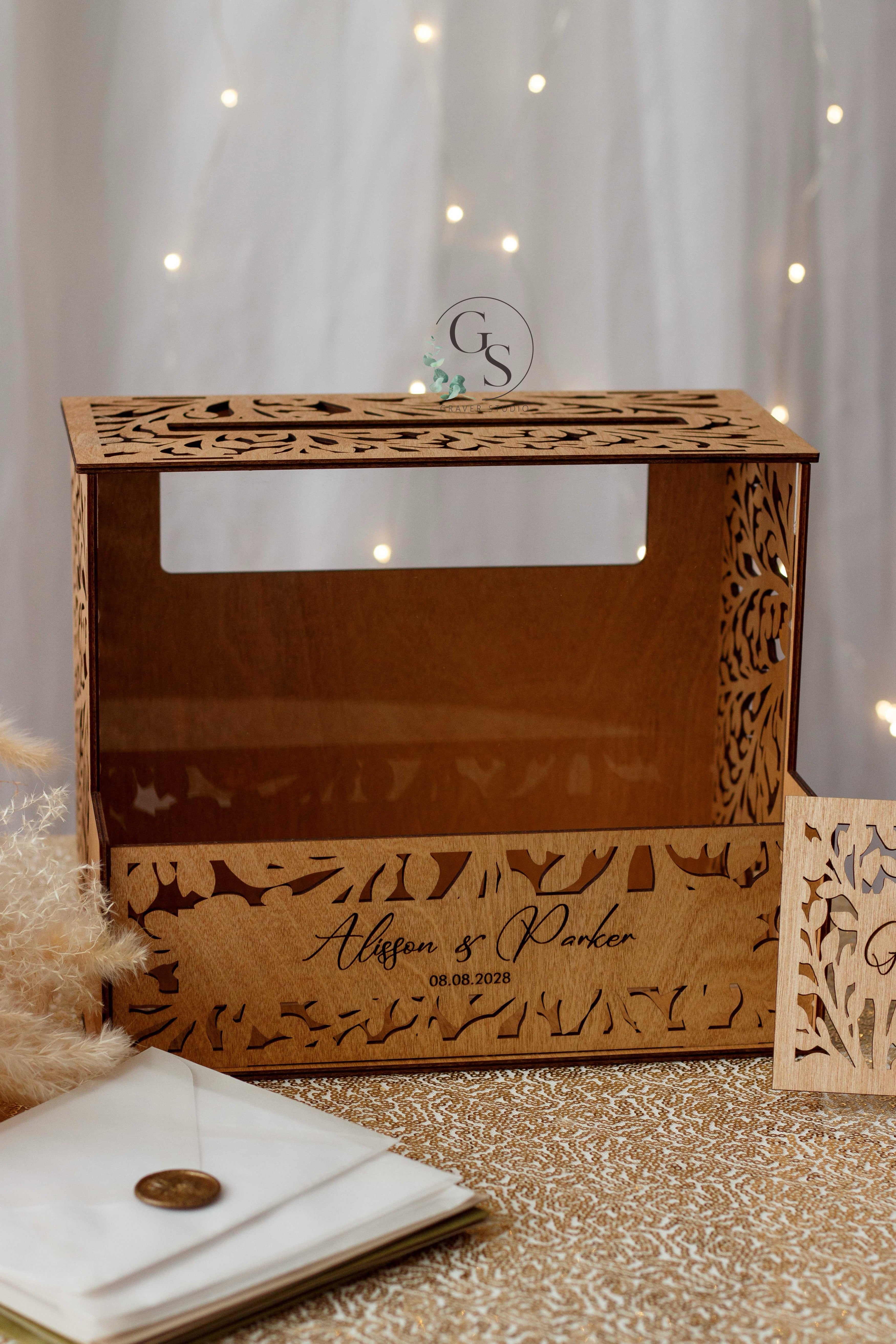 Personalized Wedding Card Box