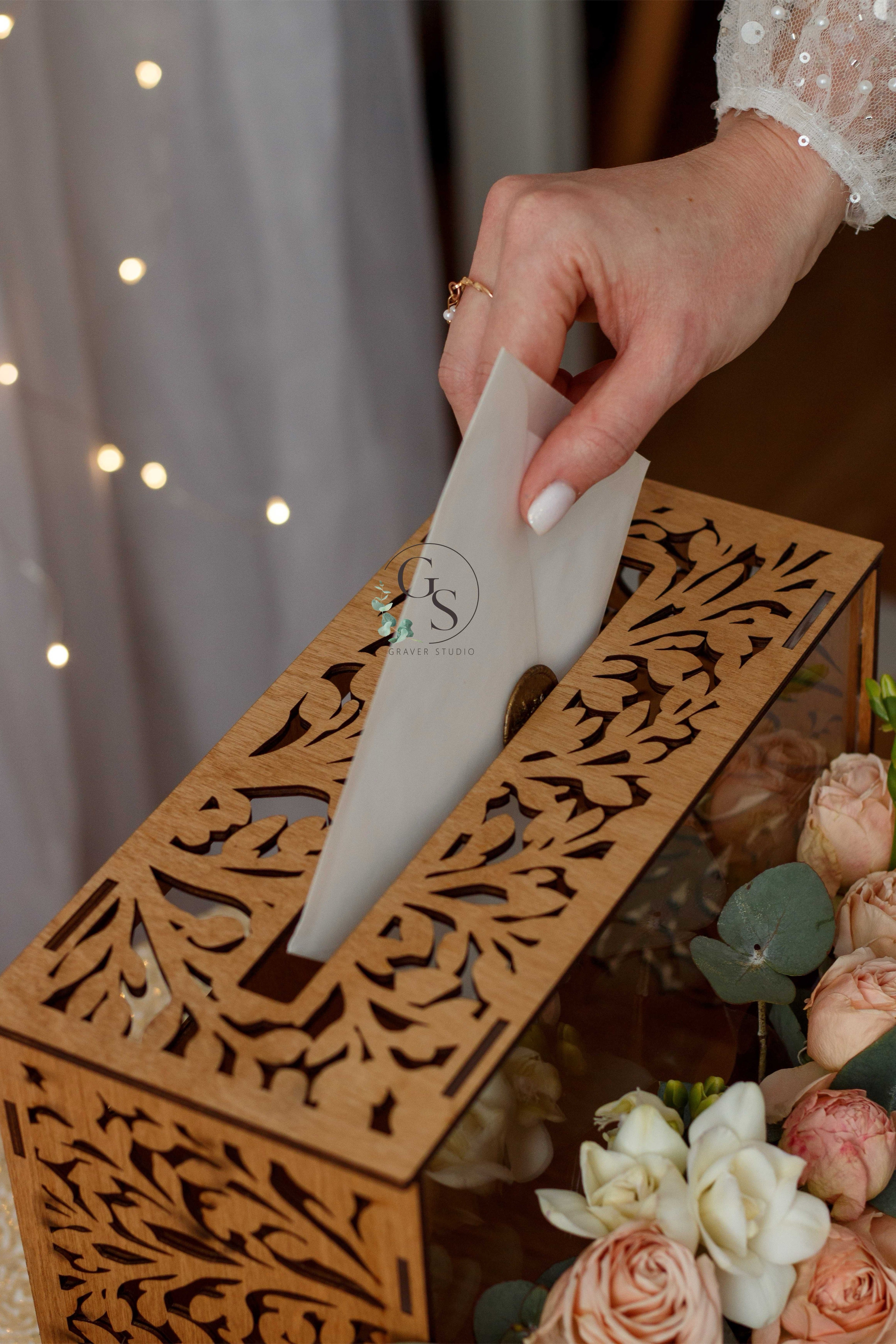 Personalized Wedding Card Box