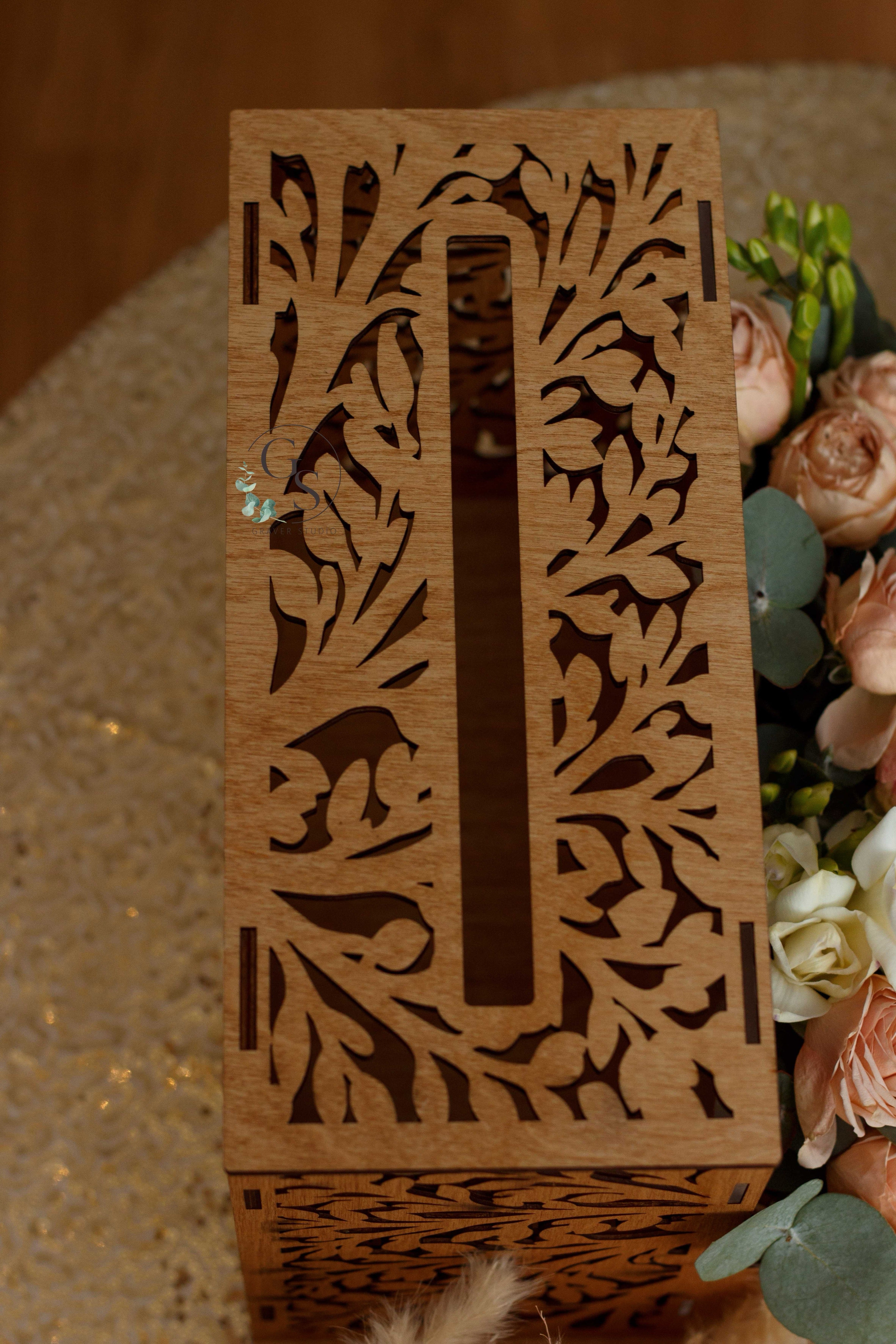 Personalized Wedding Card Box
