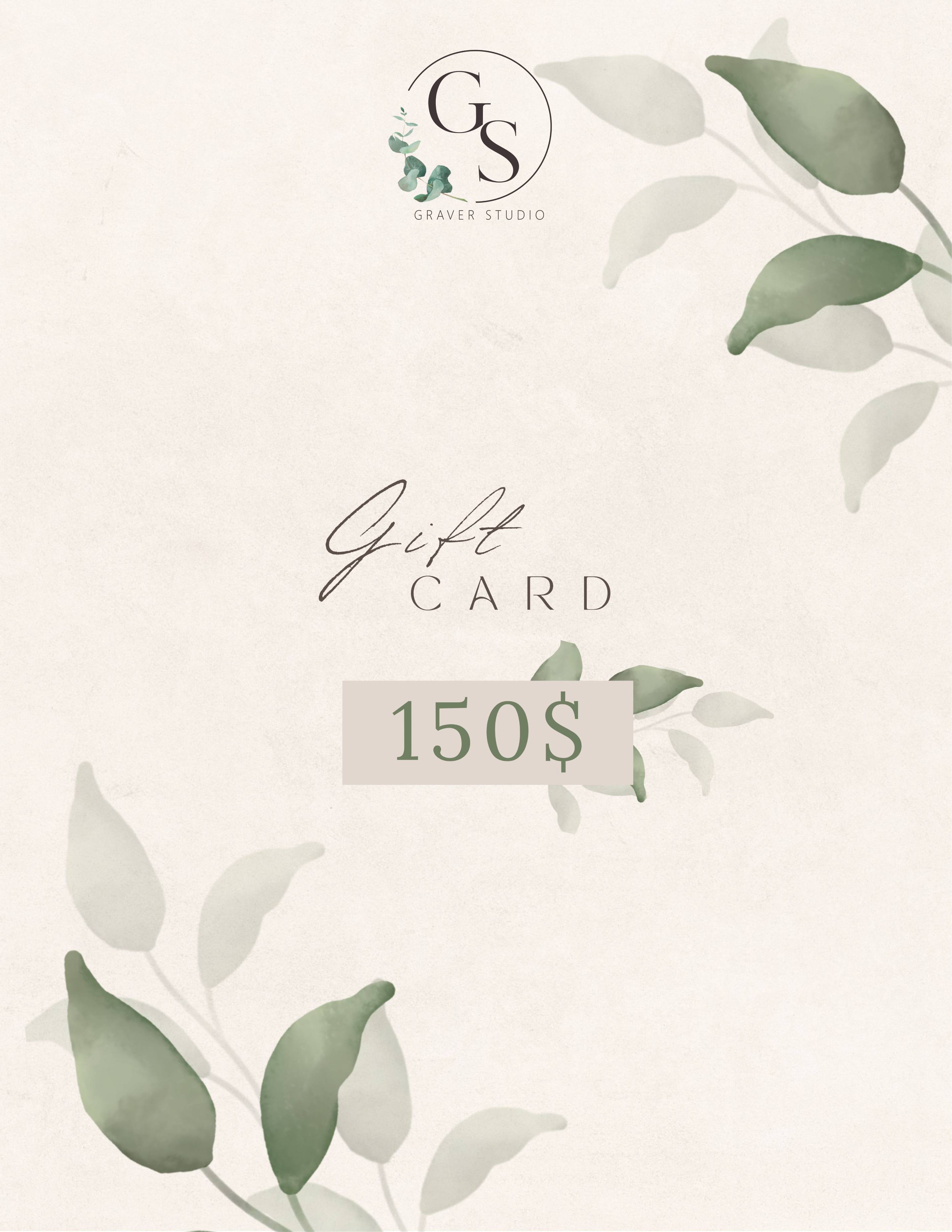 Graverstudio gift card