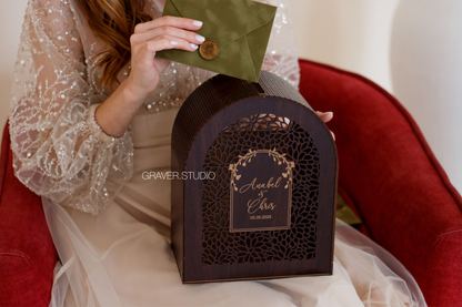 Wedding Envelope Box - Arched Design