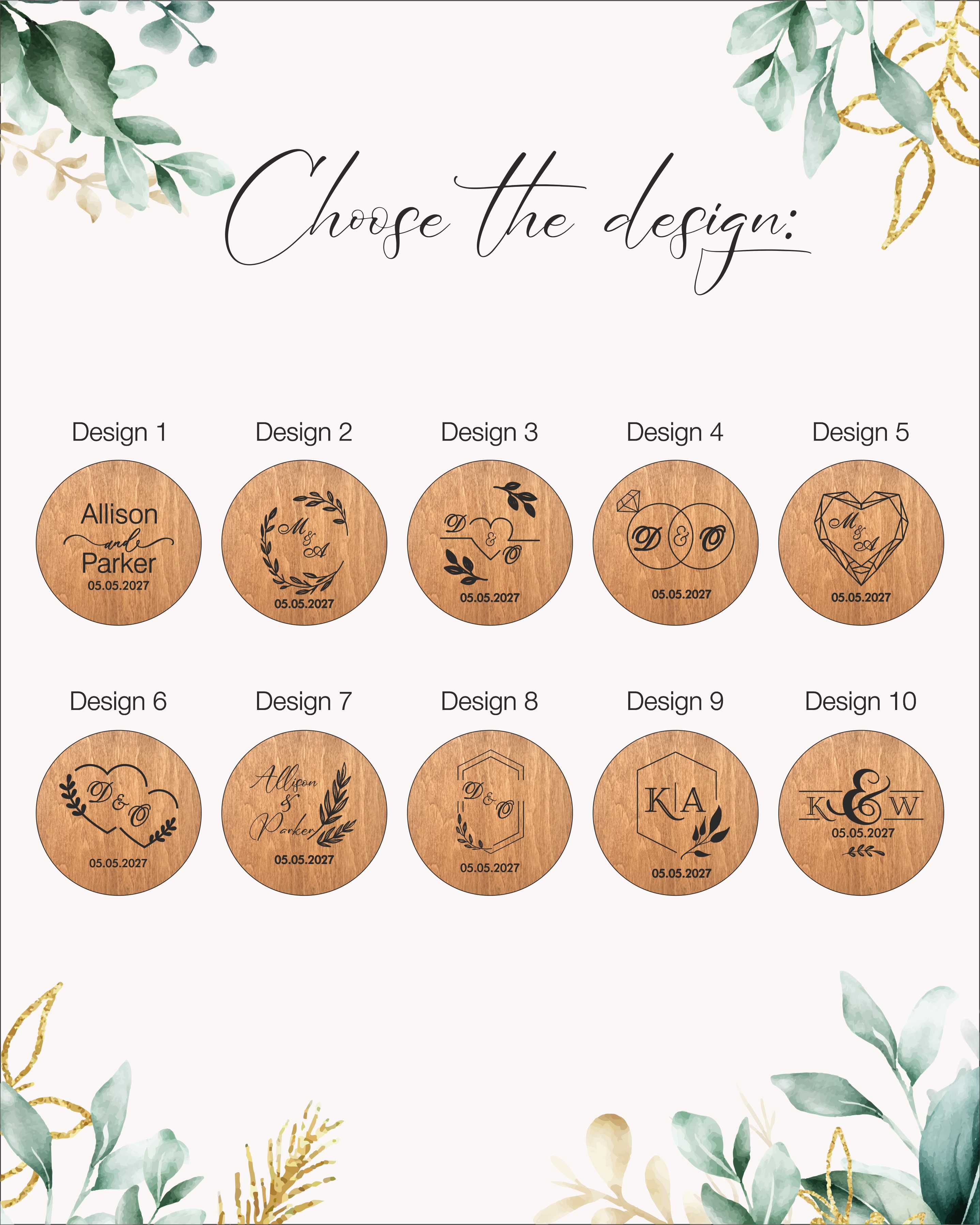 Personalized Engagement Ring Box with engraved