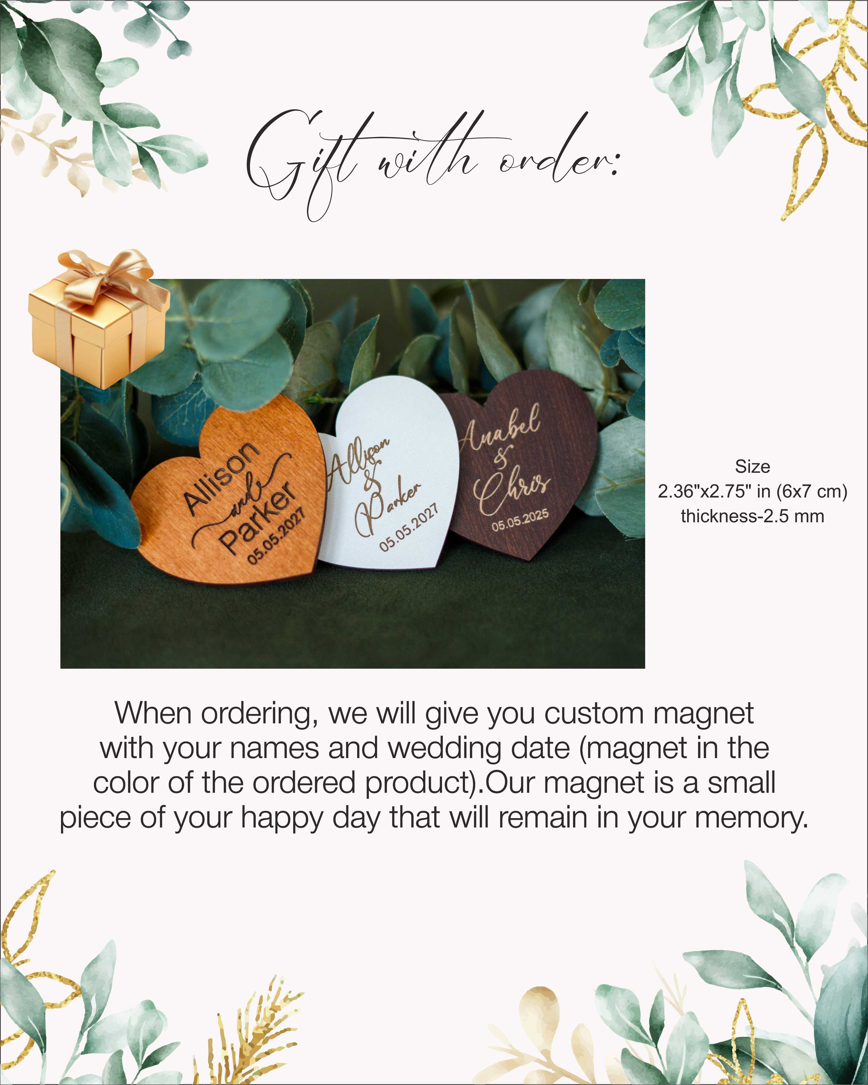 Personalized Engagement Ring Box with engraved