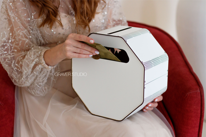 Octagonal Wedding Card Box