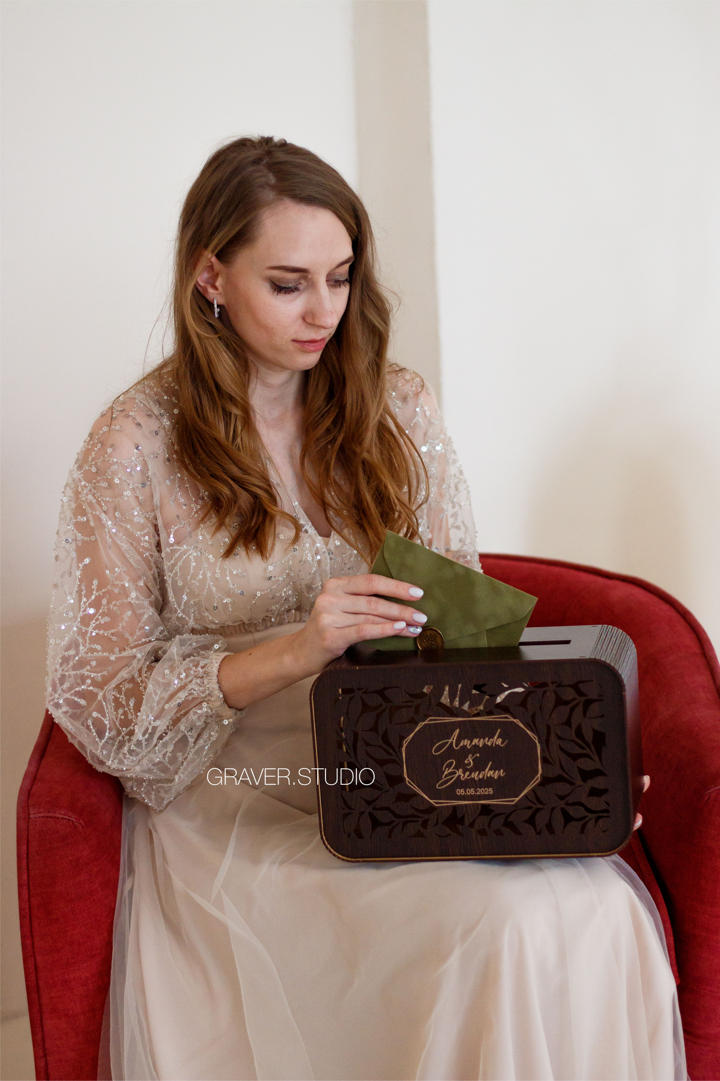 Rectangular Wedding Card Box