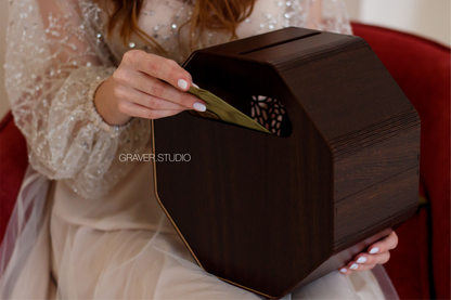 Octagonal Wedding Card Box