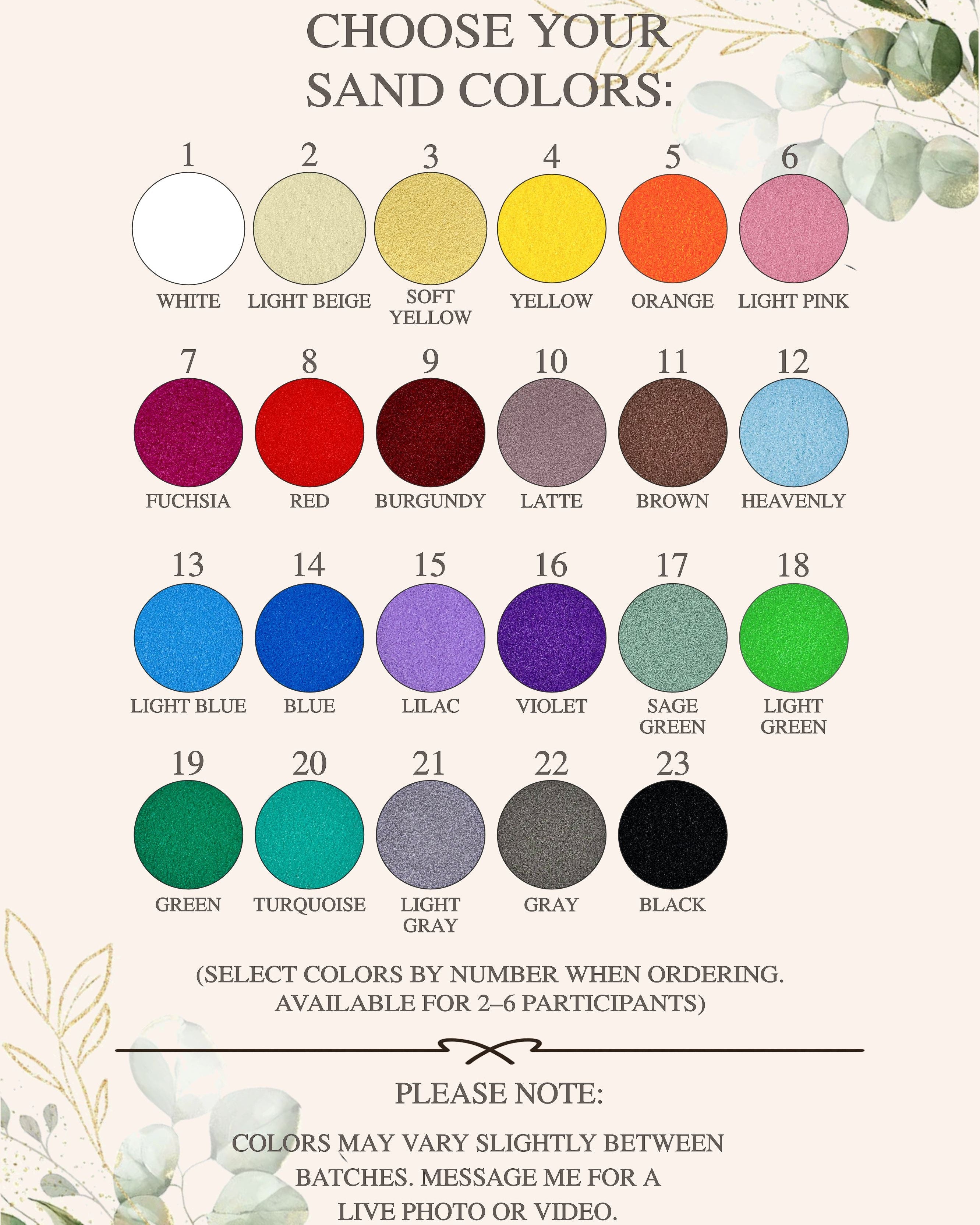 Wedding Sand Ceremony With Family Tree