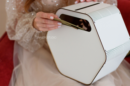 Hexagonal Wedding Card Box