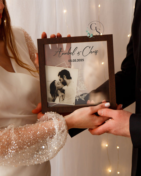 Wedding Sand Ceremony With Photo Print