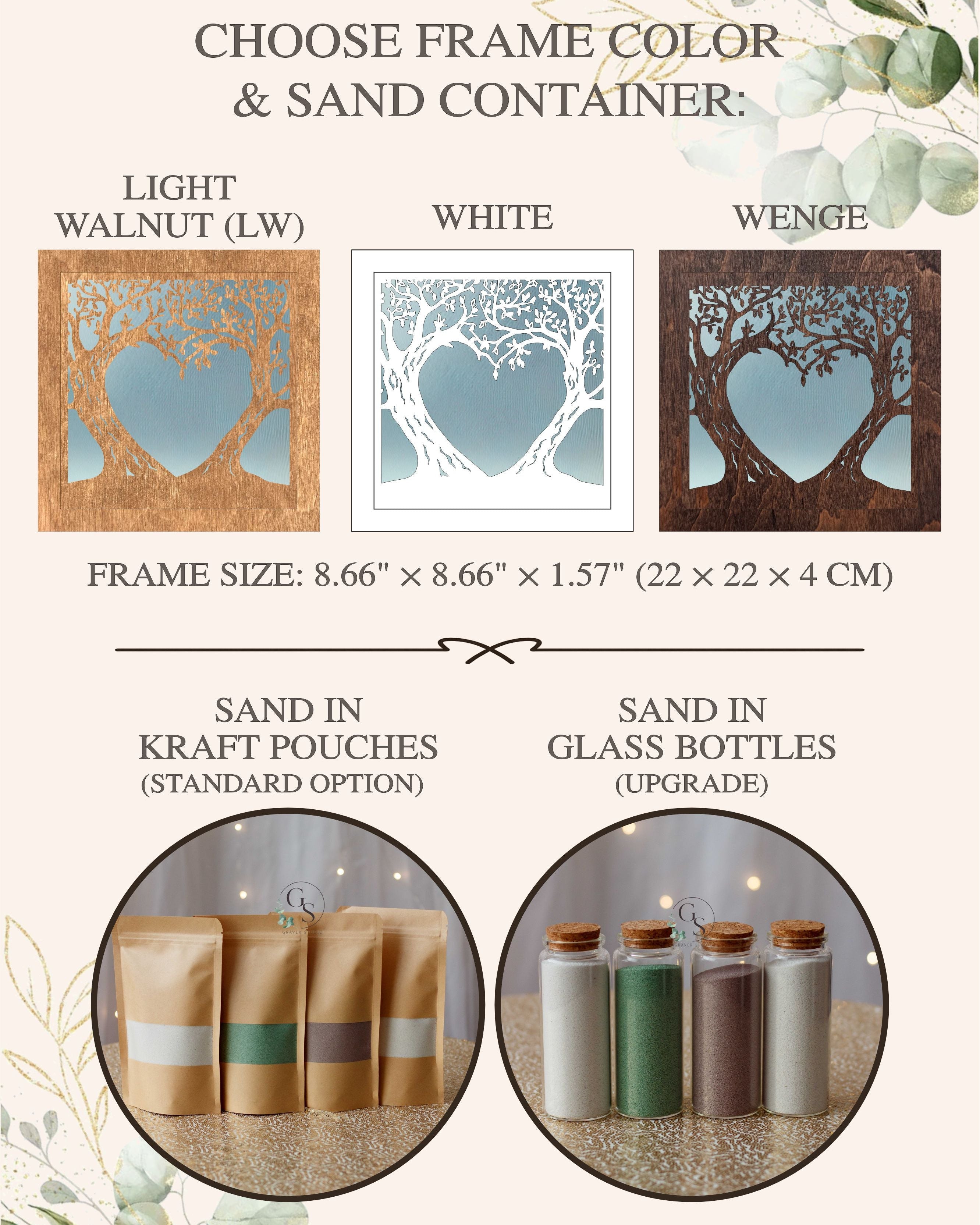 Wedding Sand Ceremony With Family Tree