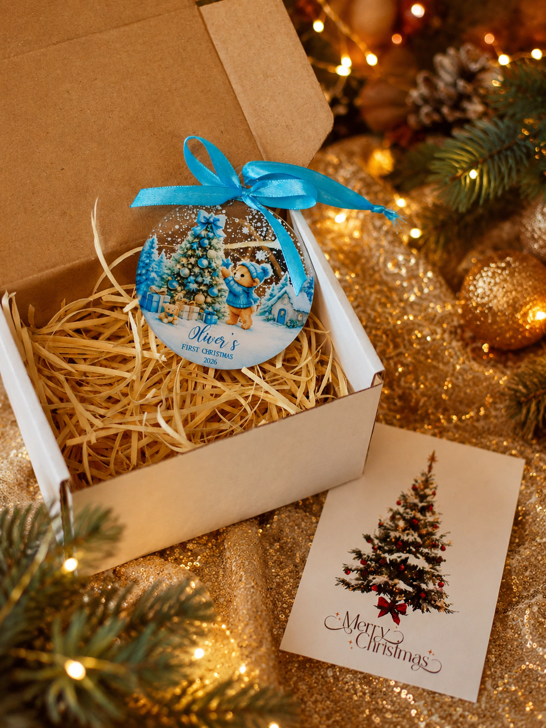 Personalized Baby First Christmas Ornament