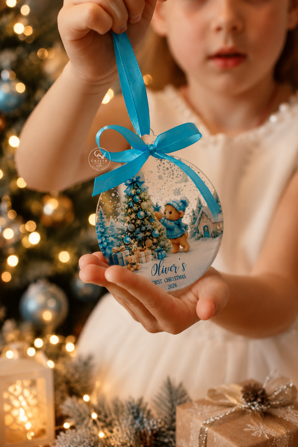 Personalized Baby First Christmas Ornament