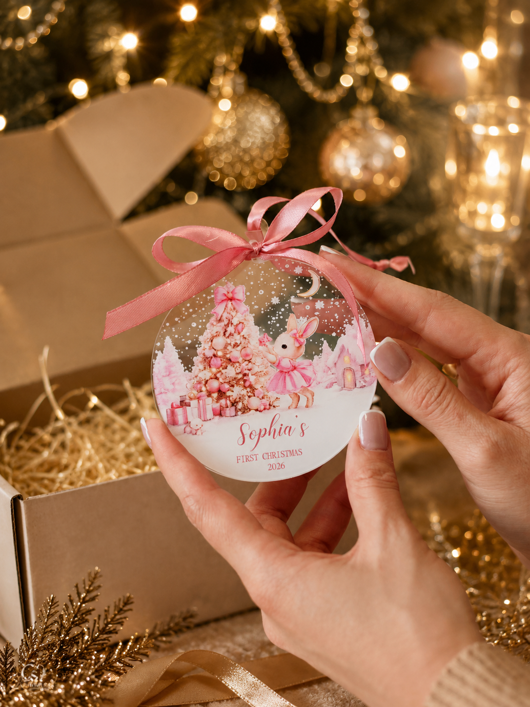 Personalized Baby First Christmas Ornament