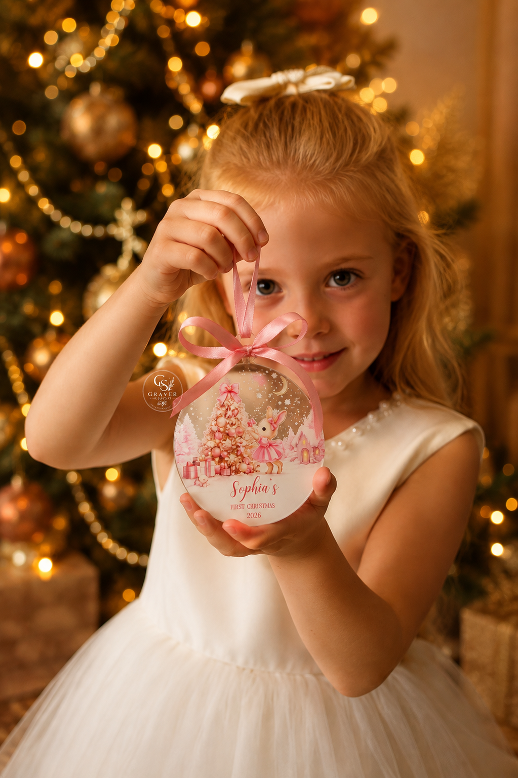Personalized Baby First Christmas Ornament