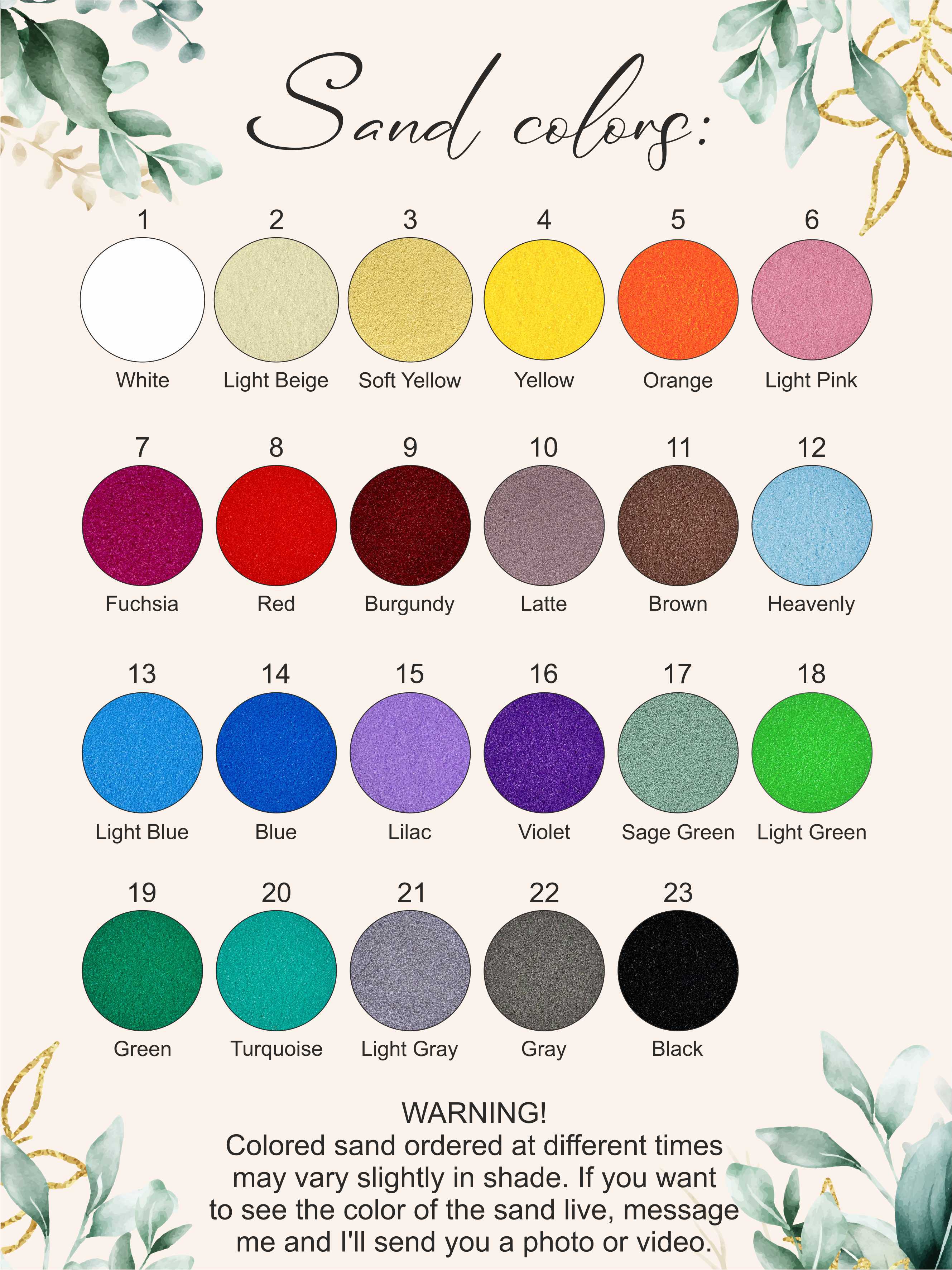 Wedding Sand Ceremony With Family Tree